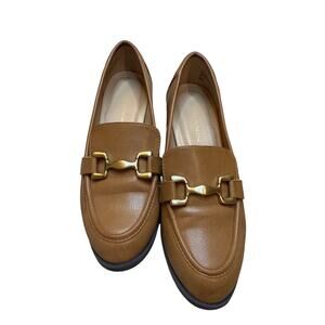 Like New Adrienne Vittadini Heeled Loafers